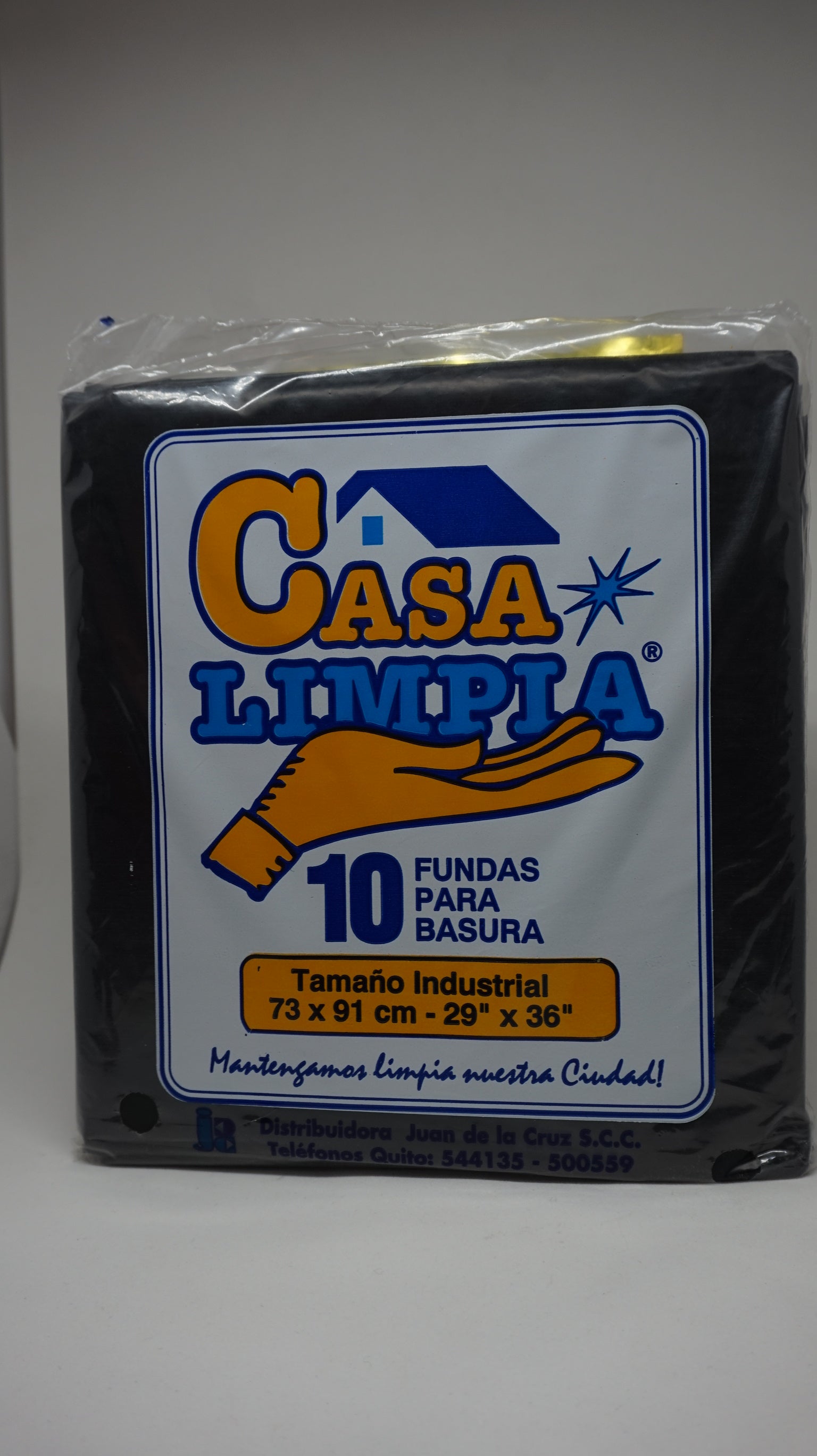 FUNDA BASURA CASA LIMPIA INDUSTRIAL 73X91CM