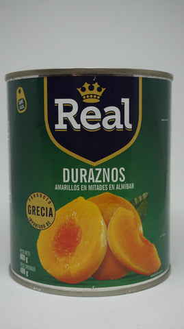 DURAZNO REAL ALMÍBAR 800GR
