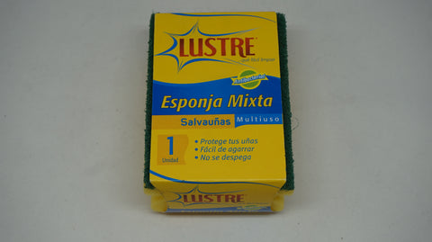 ESPONJA MIXTA SALVA UÑAS LUSTRE