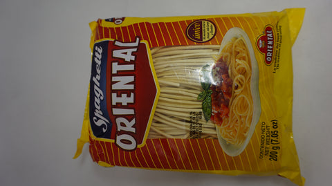 FIDEO CHINO TIPO SPAGHETTI ORIENTAL 200GR