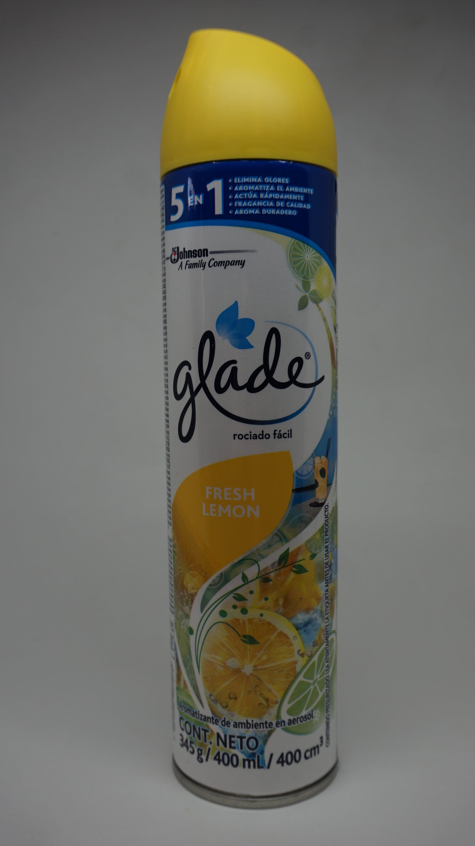 GLADE AEROSOL FRESH LEMON 400ML