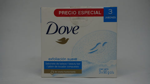 JABÓN DOVE TRIPACK EXFOLIANTE 270GR