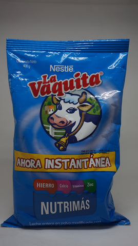 LECHE EN POLVO LA VAQUITA INSTANTÁNEA 400GR