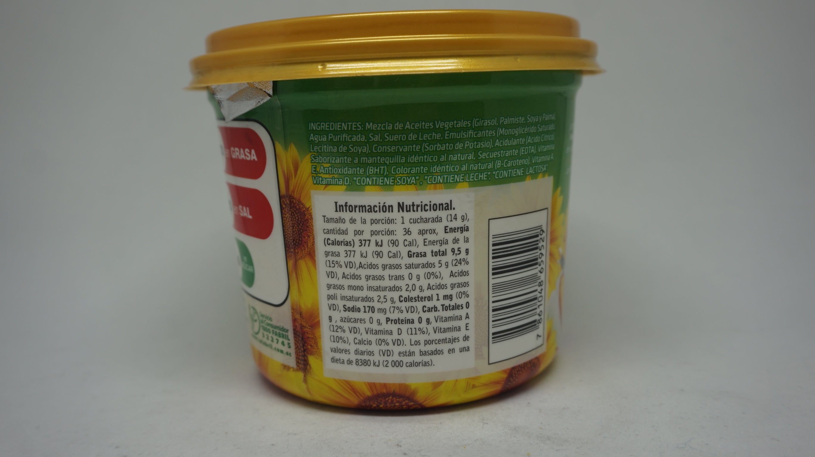 MARGARINA GIRASOL TARRINA 500GR