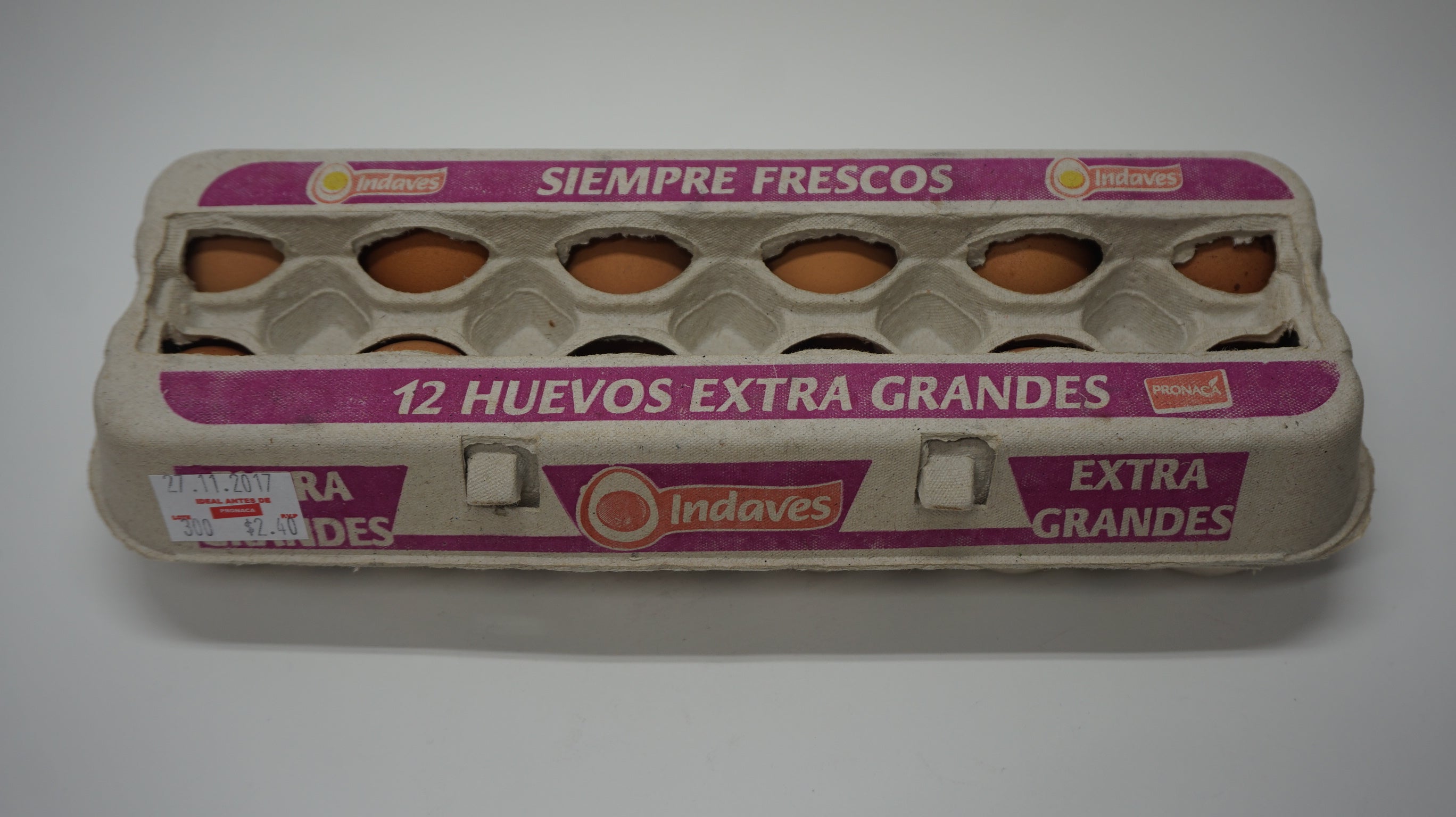 HUEVOS INDAVES EXTRA GRANDE X12