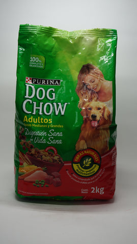 DOG CHOW ADULTOS RAZAS MEDIANAS & GRANDES DIGESTIÓN SANA 2KG