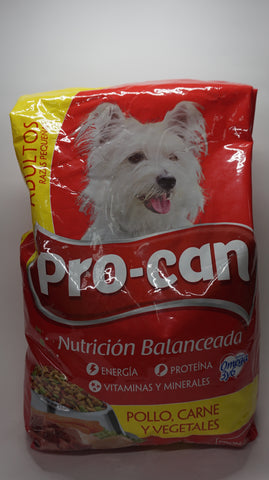 PROCAN ADULTOS RAZAS PEQUEÑAS POL-CAR-VEG 4KG