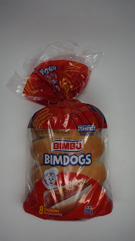 PAN PARA HOT DOG BIMBO BIMDOGS 320GR