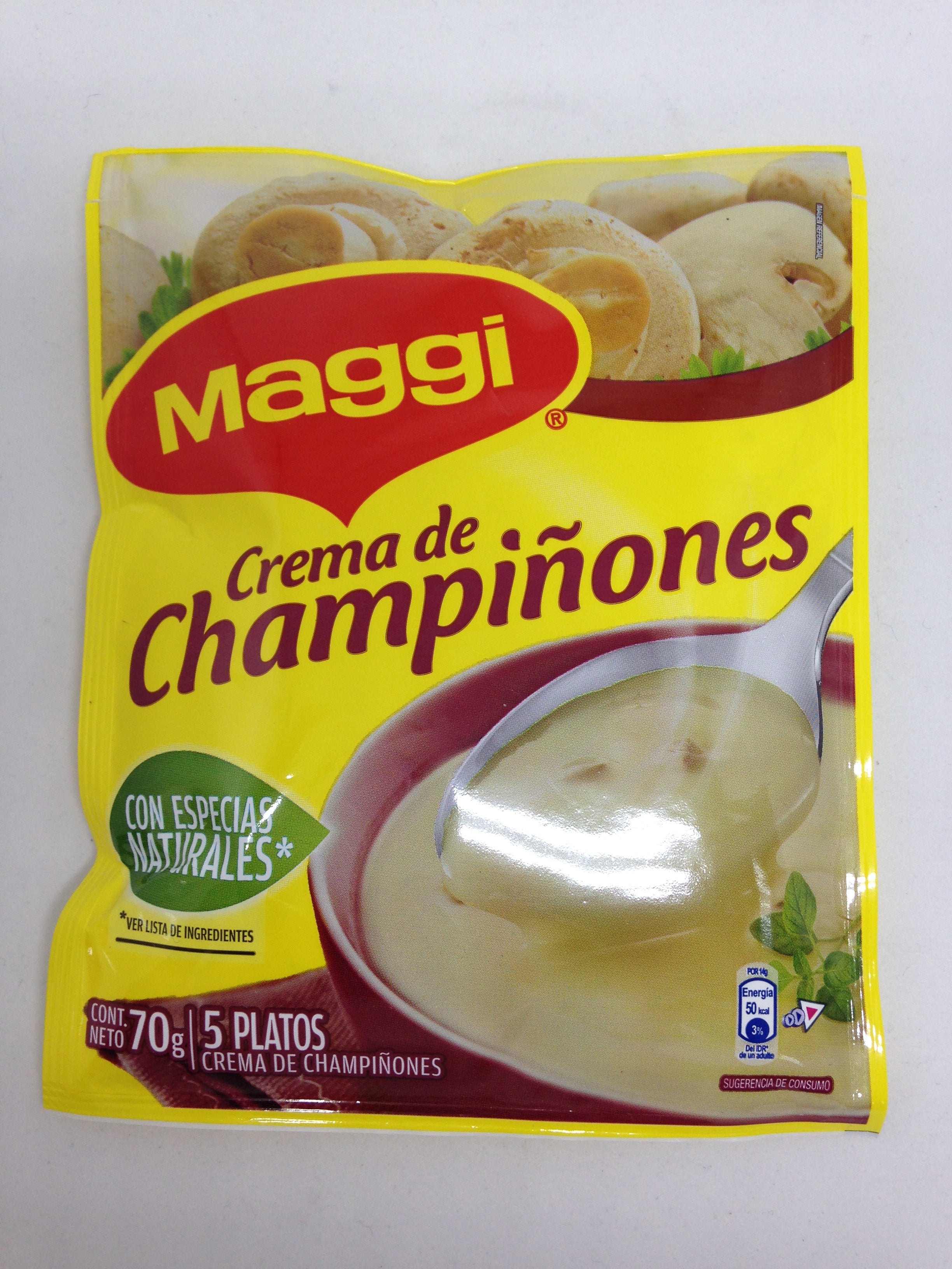 CREMA DE CHAMPIÑONES MAGGI 70GR