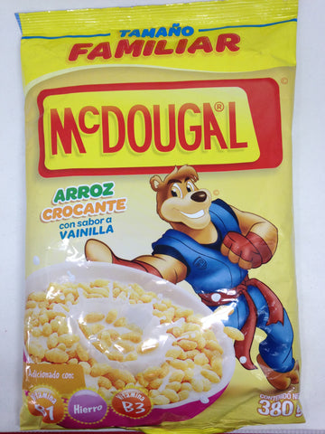 McDOUGAL ARROZ CROCAN VAINILLA FUNDA 380GR