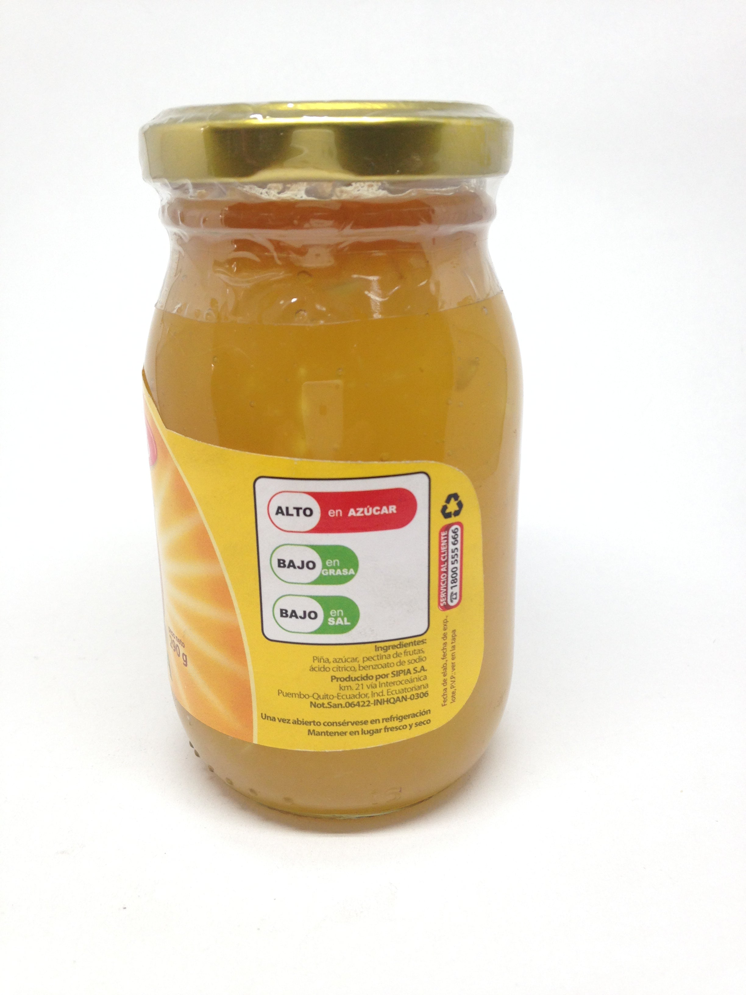 MERMELADA PIÑA SNOB 290GR