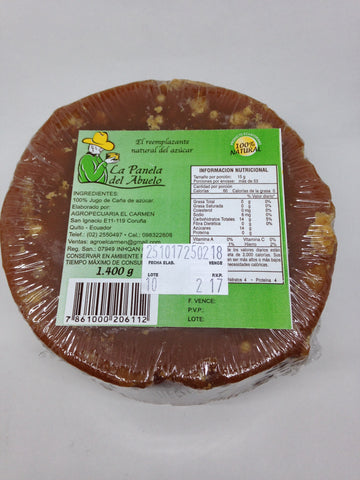 PANELA DEL ABUELO REDONDA 1400GR