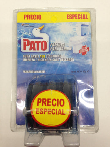 PATO TANQUE AZUL X3