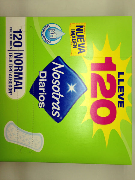 PROTECTORES NOSOTRAS NORMAL X 120