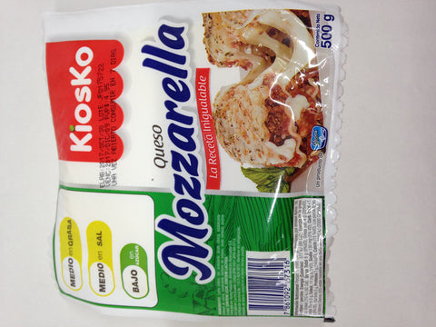 QUESO KIOSKO MOZZARELLA 500 ML