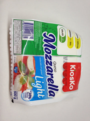QUESO KIOSKO MOZZARELLA LIGHT 500GR