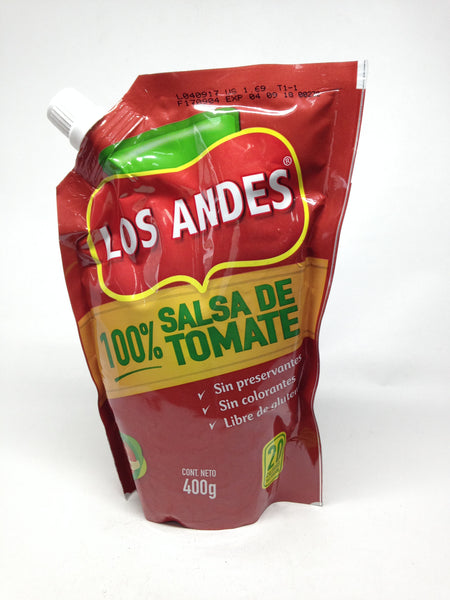 SALSA DE TOMATE LOS ANDES ECOPACK 400GR