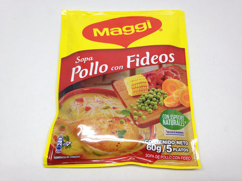 SOPA DE POLLO CON FIDEO MAGGI 60GR