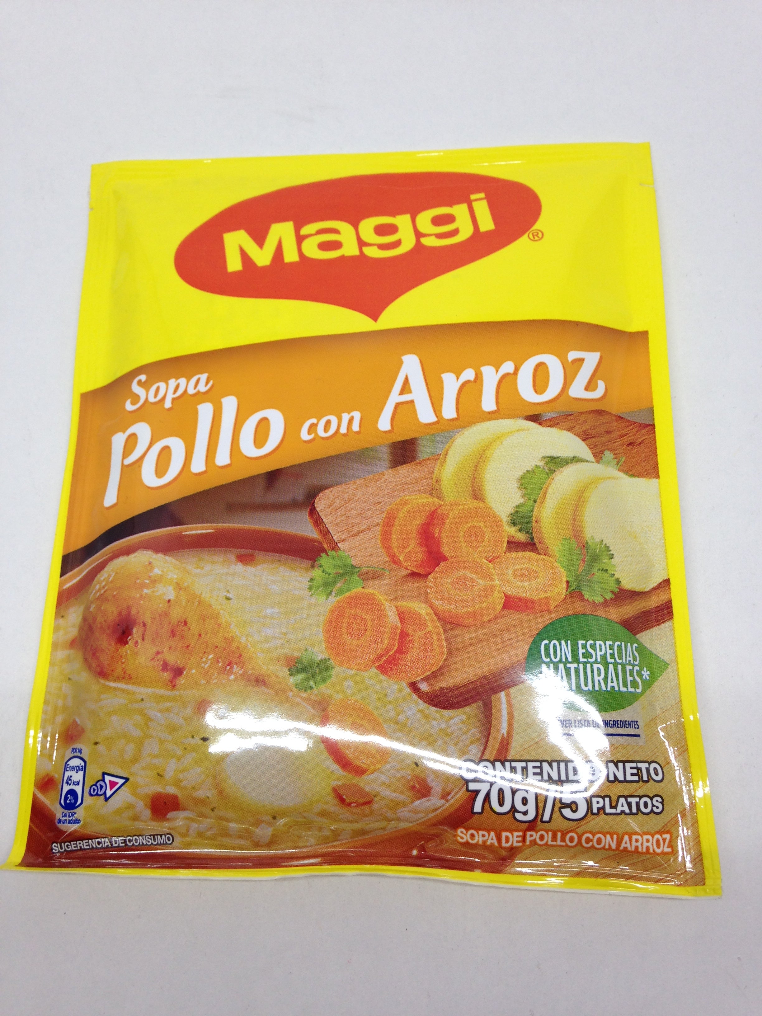SOPA MAGGI POLLO ARROZ 60GR