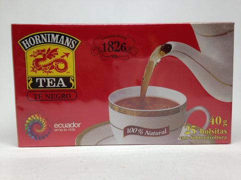 TÉ HORNIMANS NEGRO X 25 UND