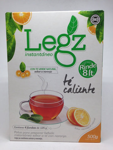 TÉ LEGZ CALIENTE NARANJA CAJA 500 GR