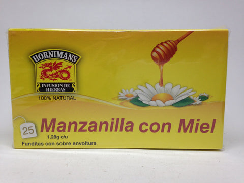TÉ HORNIMANS MANZANILLA MIEL X 25