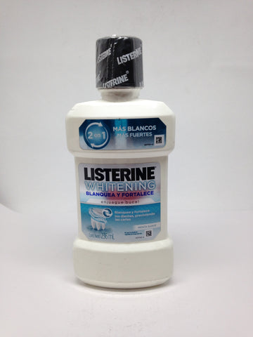 ENJUAGE LISTERINE WHITENING 236ML 2EN1